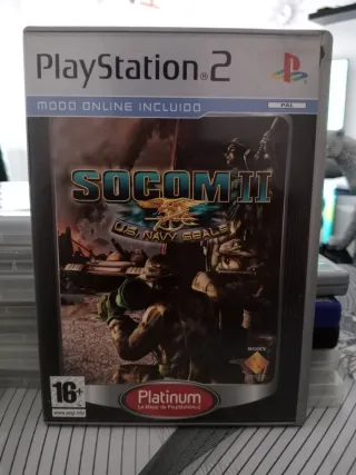 SOCOM II: U.S. Navy SEALs PS2 Platinum