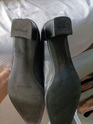 Zapatos Hispanitas Piel Negros Talla 40 mujer
