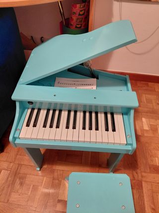 Piano de cola infantil azul