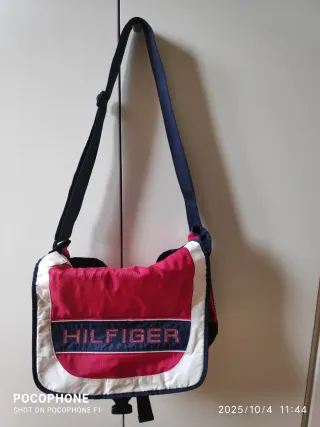 Borsa a tracolla vintage Tommy Hilfiger