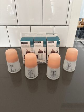 7 Biberones Suavinex Zero Zero 
