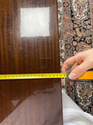 Mesa de comedor extensible de madera
