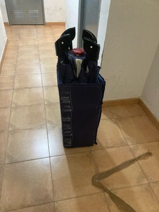 Cuna de viaje plegable con colchón
