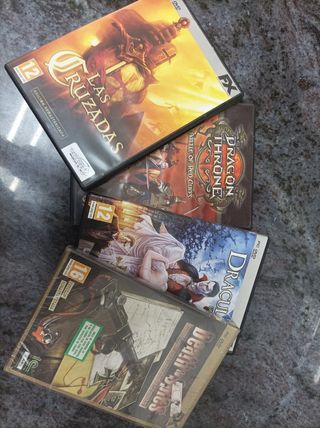 Lote 4 Juegos PC DVD