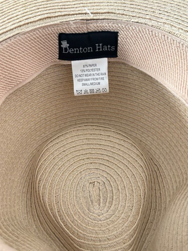Sombrero Denton Hats Beige Negro