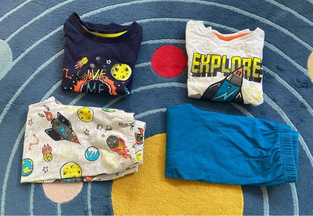 2 Pijamas Niño 3 Años Espacio Primark