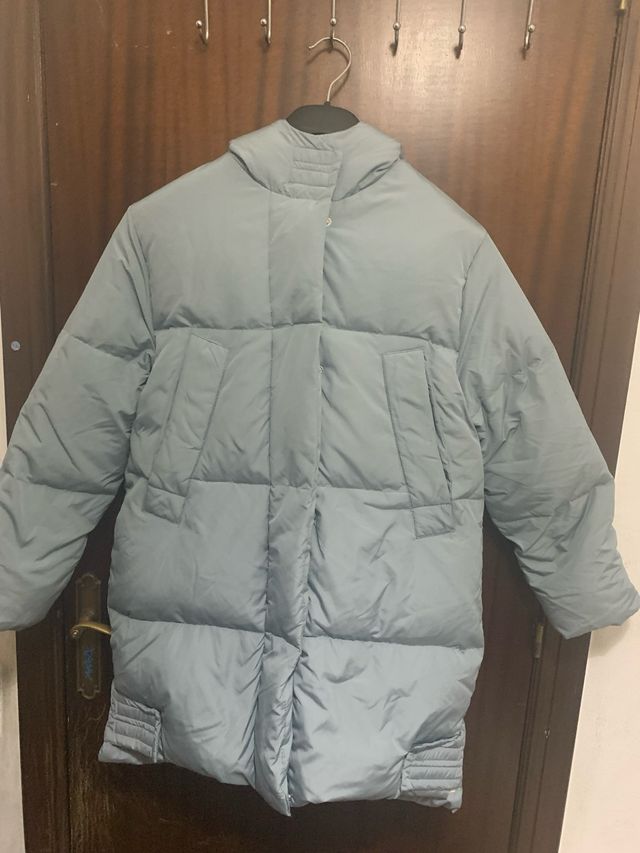 Campera acolchada azul