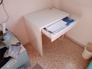 Escritorio infantil blanco Ikea micke 