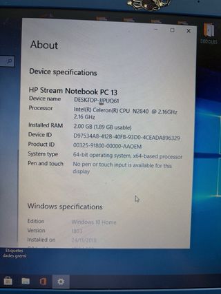 HP Chromebook Azul TPN-Q15S
