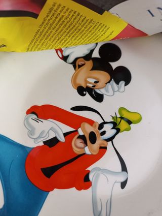 Set 4 Piatti Ceramica Disney Topolino & Co.