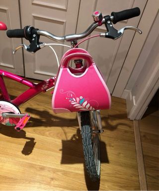 Bicicleta niña 20 rosa BTWIN