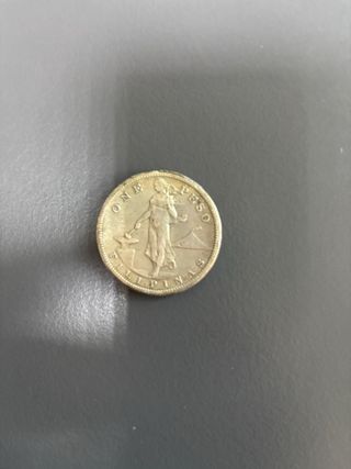 Moneda 1 Peso Filipinas Plata 1908