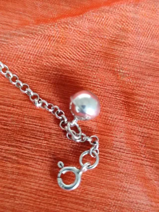 Tobillera de plata con estrellas