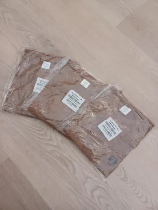 Camiseta militar manga corta marrón