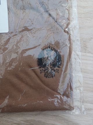 Camiseta militar manga corta marrón