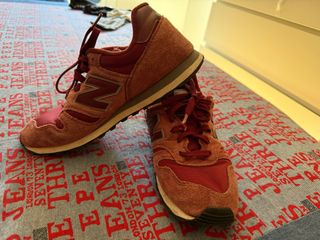 Deportivas New Balance 373 Marrón/Rojo
