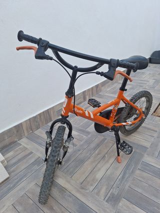 Bicicleta infantil 16 naranja