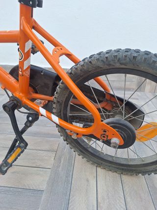 Bicicleta infantil 16 naranja