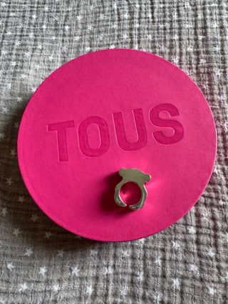 Anillo Tous Oso Plata Ajustable