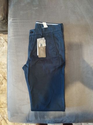 Pantalón chino azul talla 38
