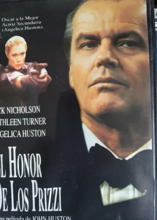 DVD El Honor de los Prizzi