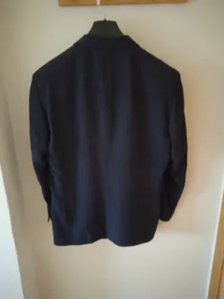 Traje de chaqueta azul caballero