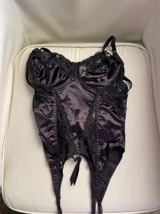 Corsé Negro Maruchi con Encaje