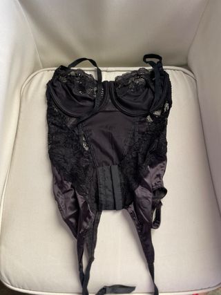 Corsé Negro Maruchi con Encaje