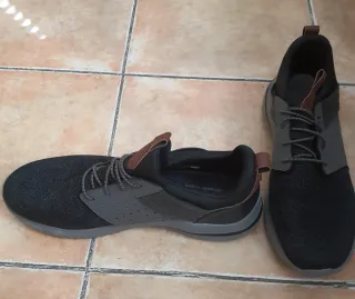 Zapatos Skechers Talla 46 Negro Gris