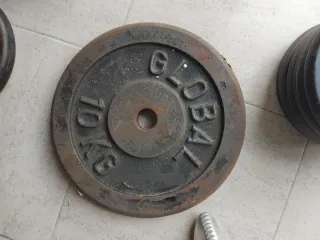 Disco de pesa GLOBAL 10 KG