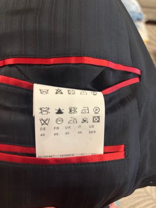 Traje Hugo Boss Negro Hombre