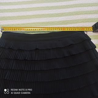 Minifalda Morgan volantes negra