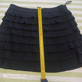 Minifalda Morgan volantes negra
