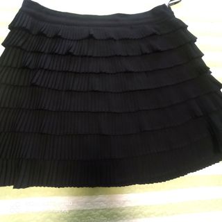 Minifalda Morgan volantes negra