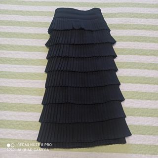 Minifalda Morgan volantes negra