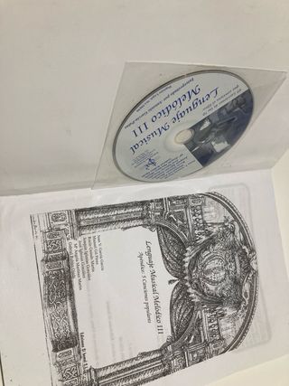 Libro Lenguaje Musical Melódico III + CD