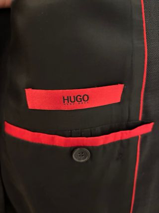 Traje Hugo Boss Gris Marengo Hombre