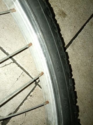 Rueda Bicicleta 26 con Piñonera
