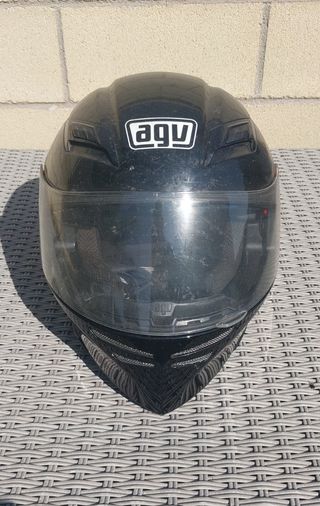 Casco Moto Negro AGV