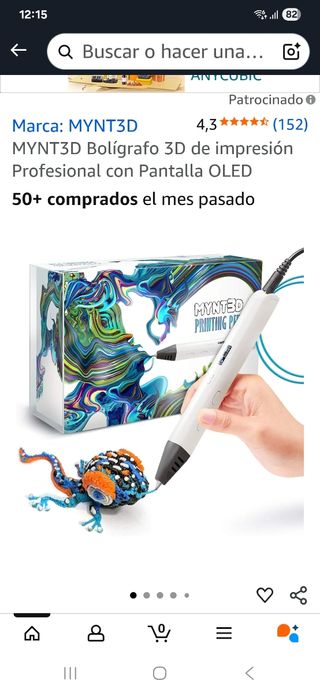 MYNT3D Bolígrafo 3D de impresión Profesional 
