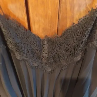Vestito Mango nero pizzo taglia M