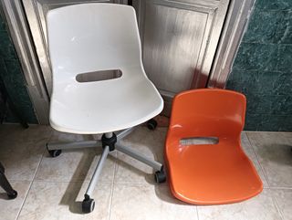 Silla giratoria escritorio niños 2 en 1