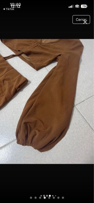 Conjunto SHEIN marrón