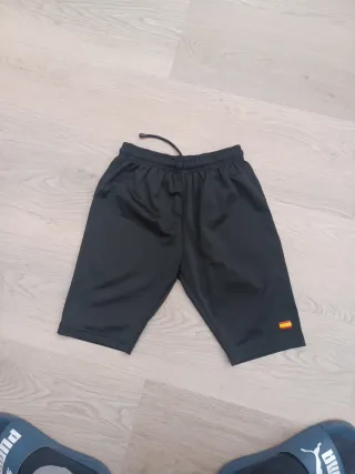 Malla corta deportiva militar negra Talla L