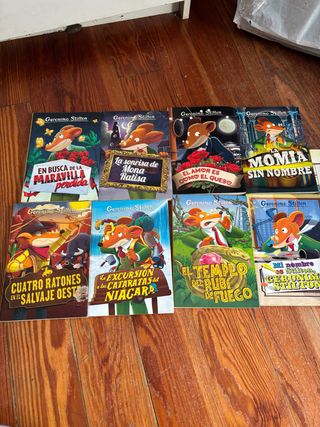 9 Libros Geronimo Stilton.Vendo por unidad también