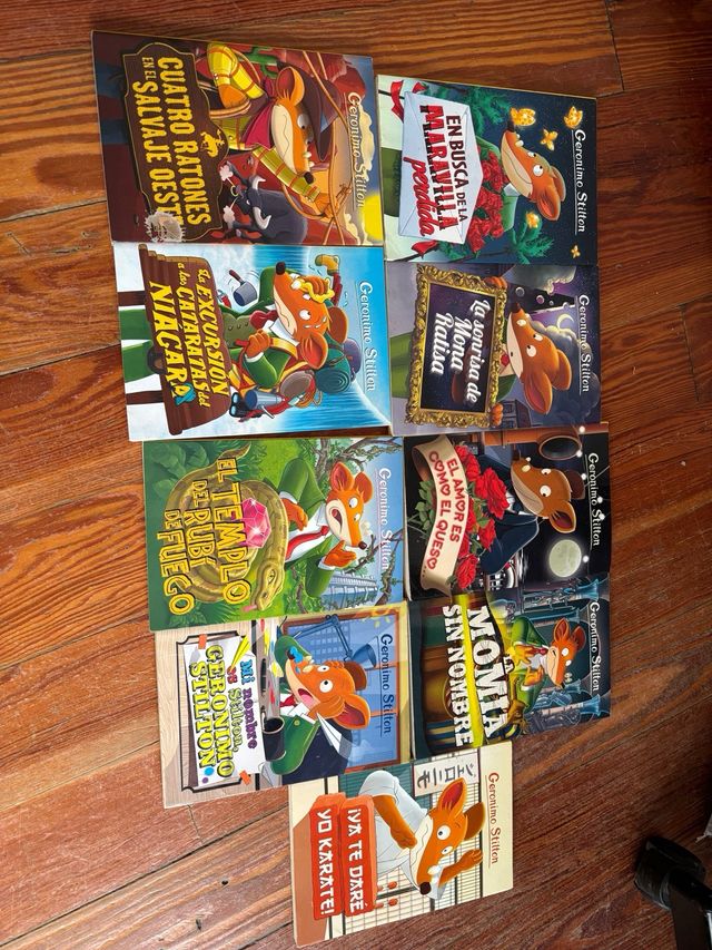 9 Libros Geronimo Stilton.Vendo por unidad también