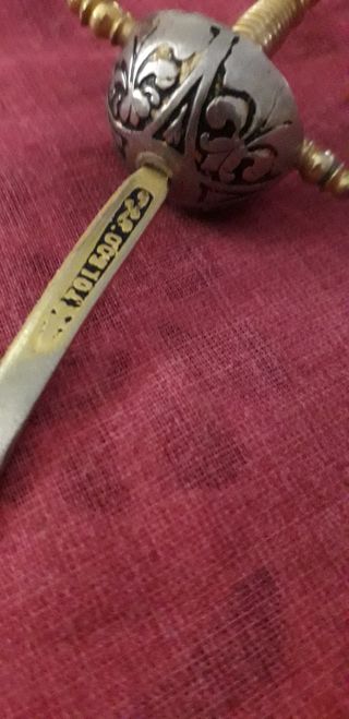 Mini espadas abrecartas decorativas