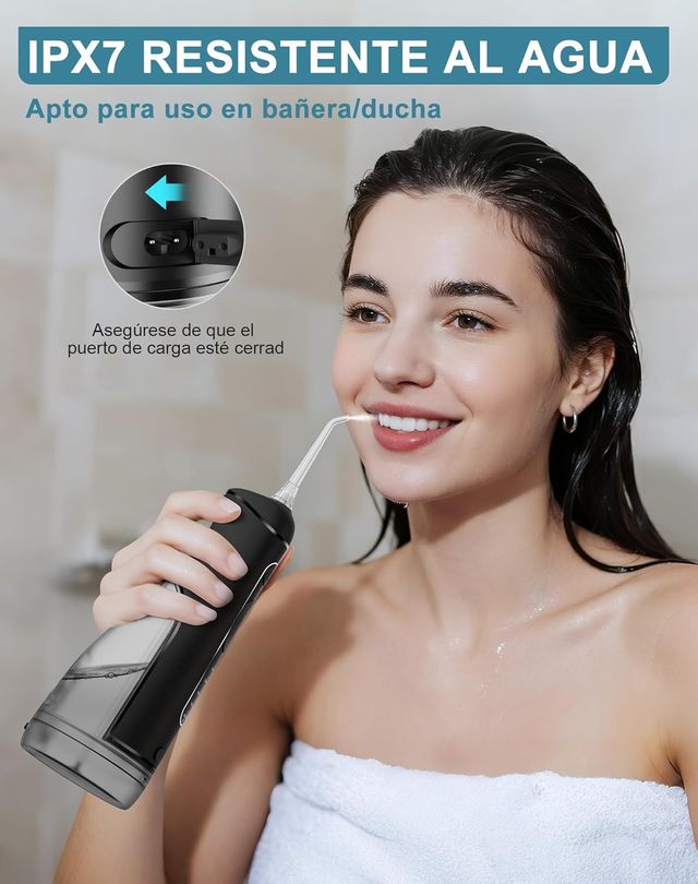 Irrigador Dental Inalámbrico 5 Modos USB