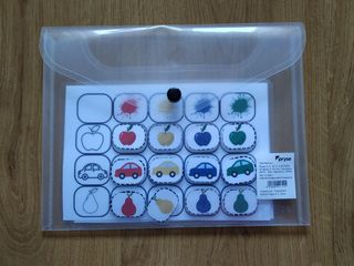 Juego Clasificación Montessori Doble Entrada