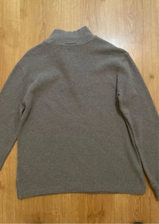 Jersey Polo Ralph Lauren Gris Media Cremallera